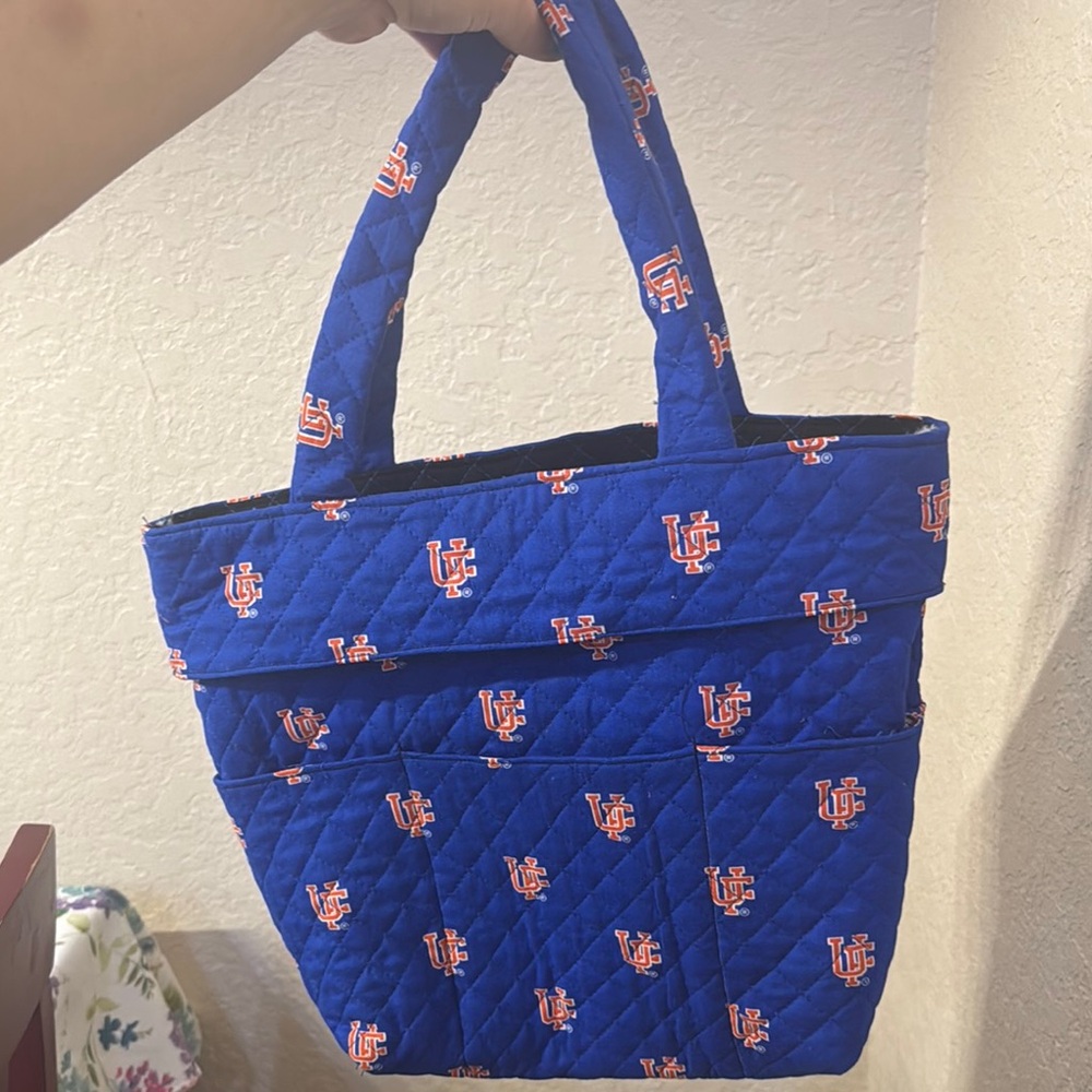Florida Gators Blue Quilted Tote Bag